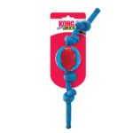KONG JAXX BRIGHTS BALL W/ROPE MD (PJB22E) wepet cão