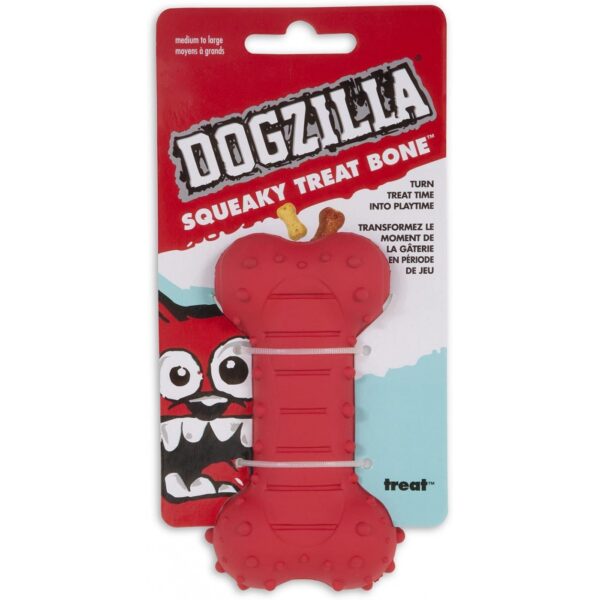 DOGZILLA SQUEAKY TREAT BONE