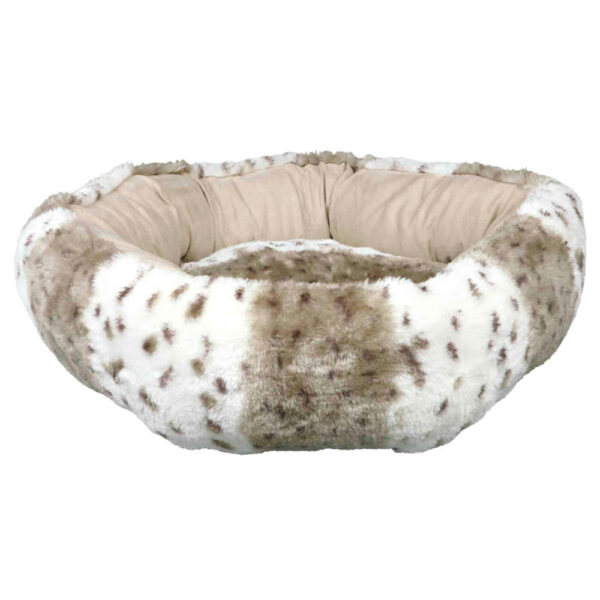 CAMA LEIKA EM PELUCIA ø50 CM (BEGE/BRANCO) wepet trixie