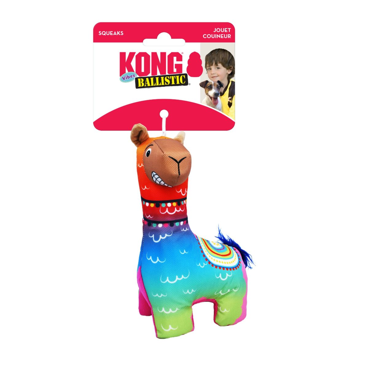 KONG BALLISTIC VIBEZ LLAMAS SM/MD (SORTIDO) (LBV32E) WEPET