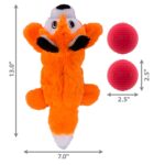 KONG COZIE POCKETZ FOX MD (ZYK21E) WEPET BRINQUEDO CÃO