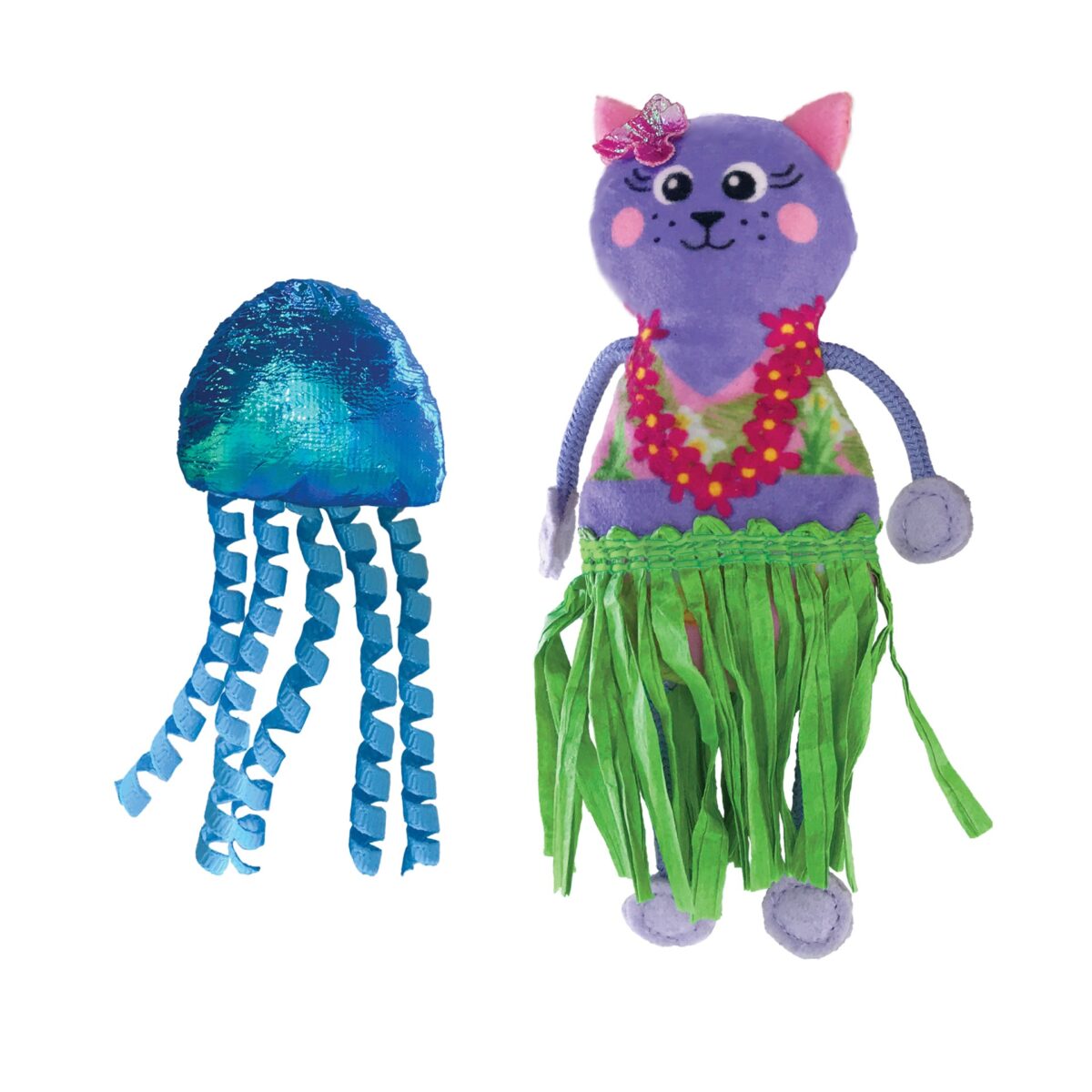 1 KONG CAT TROPICS HULA 2-PK (CT62E) WEPET BRINQUEDO GATO