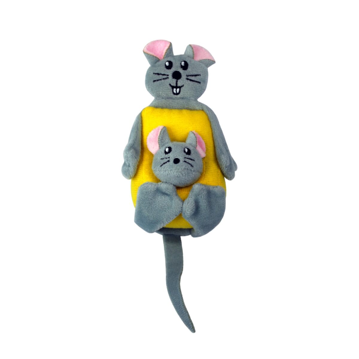 KONG CAT PULL-A-PARTZ CHEEZY (CPP4E) WEPET BRINQUEDO DE GATO