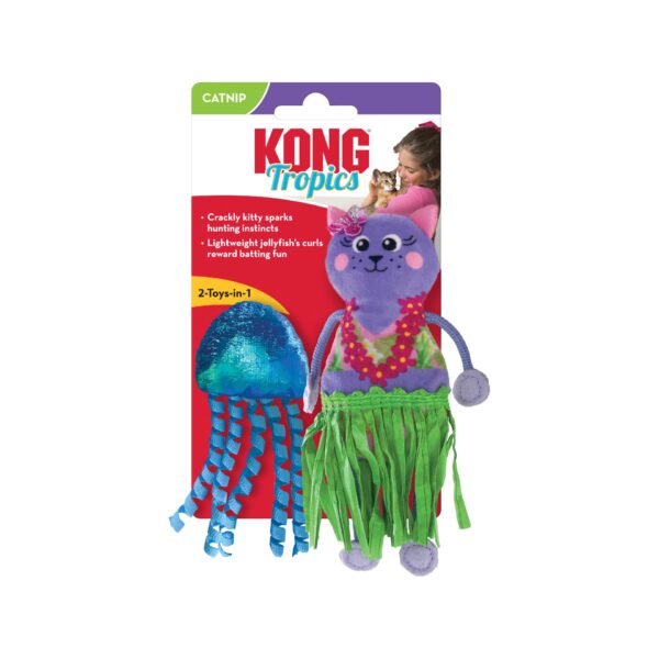 KONG CAT TROPICS HULA 2-PK (CT62E) WEPET BRINQUEDO GATO
