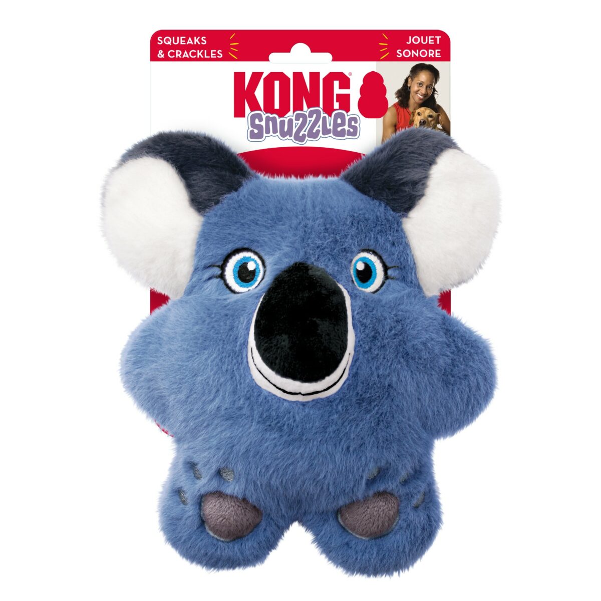 KONG SNUZZLES KOALA MD (SNZ22E) WEPTE BRINQUEDO CÃO