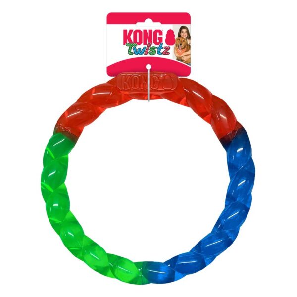 KONG TWISTZ RING LG (PFT11E) WEPET BRINQUEDO CÃO