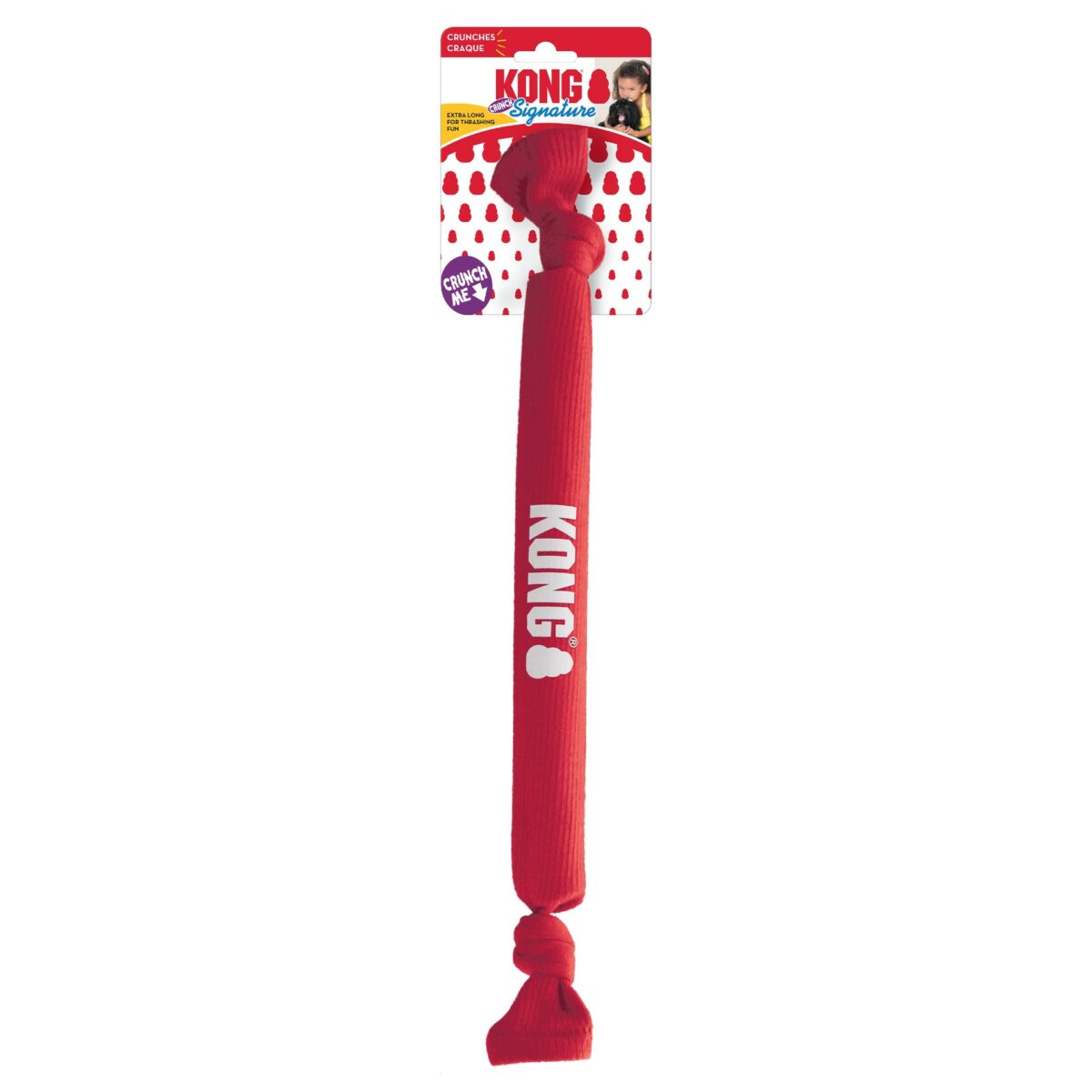 KONG SIGNATURE CRUNCH ROPE SINGLE SM (SKK31E) WEPET BRINQUEDO CÃO