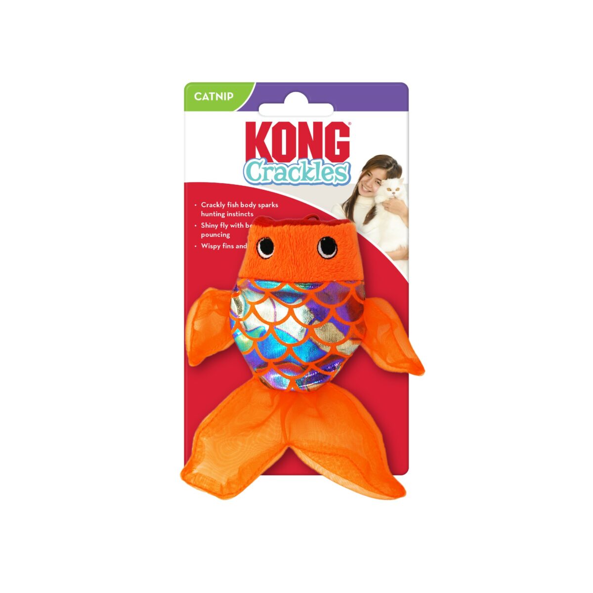 KONG CAT CRACKLES GULPZ (CRCL47E) WEPET BRINQUEDO GATO