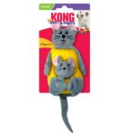 KONG CAT PULL-A-PARTZ CHEEZY (CPP4E) WEPET BRINQUEDO DE GATO