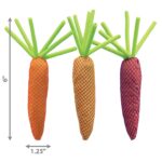 KONG CAT NIBBLE CARROTS (SORTIDO) (CTN416E) wepet brinquedo gato