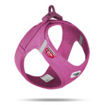 PEITORAL CURLI CLASP AIR MESH ROSA FUSCIA WEPET CÃO