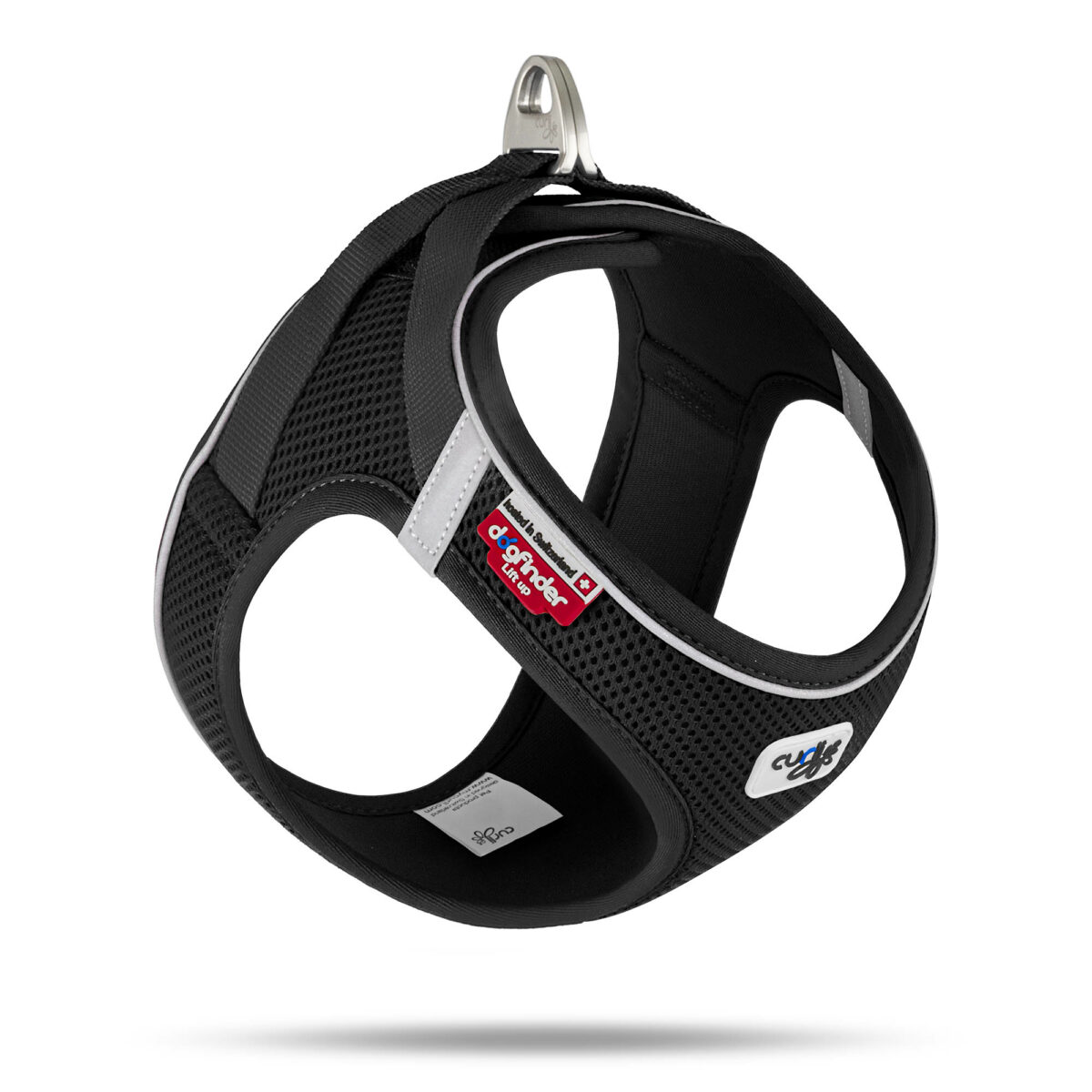 CURLI PEITORAL MAGNÉTICO AIR MESH PRETO WEPET CÃO