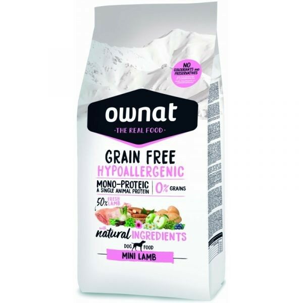 OWNAT CAO GRAIN FREE HIPO ALERGENICO MINI LAMB 3KG WEPET