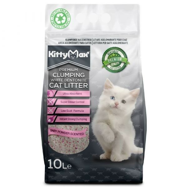 KittyMax - Areia Aglomerante Gato - Talco - 10 L WEPET