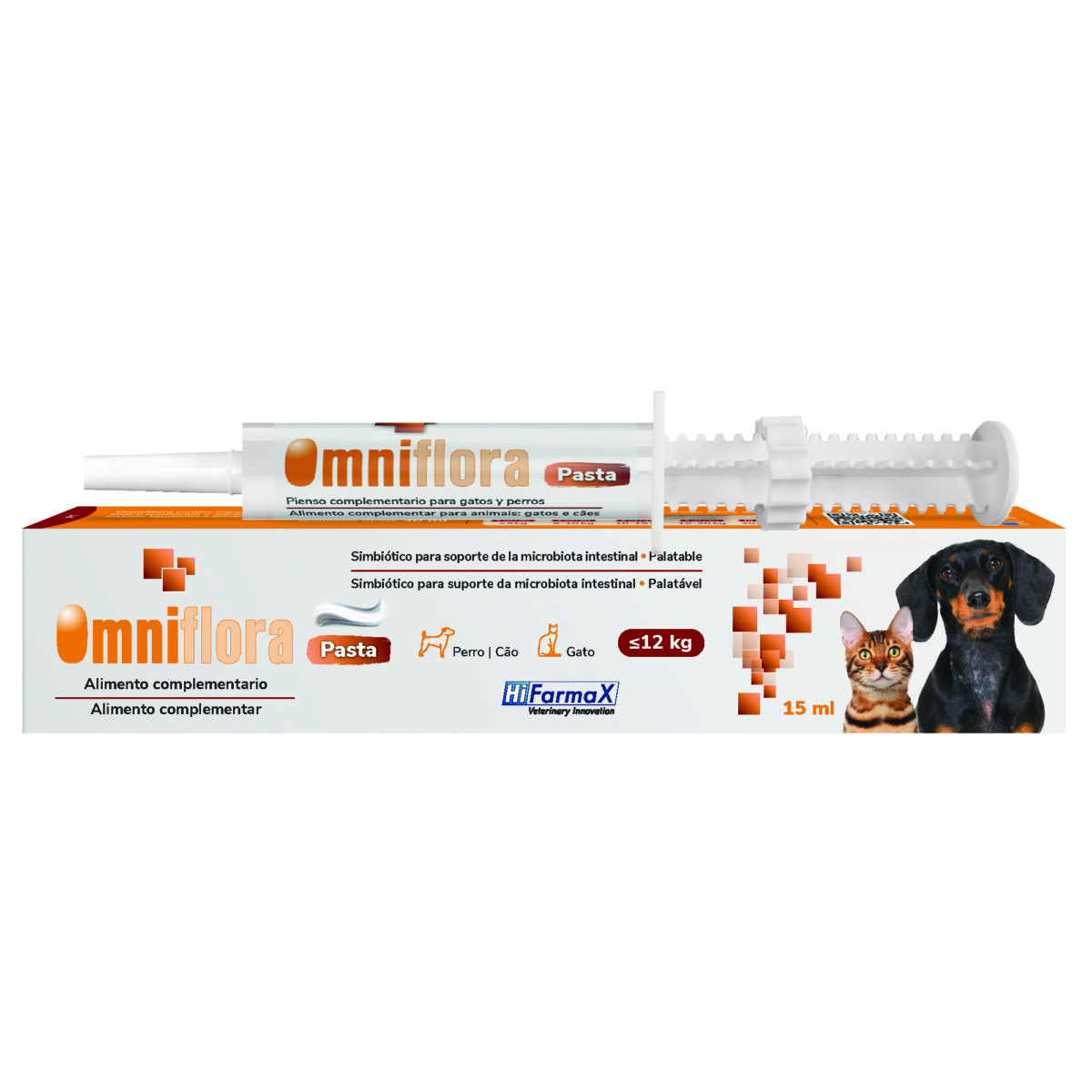 OMNIFLORA PASTA 15ML WEPET