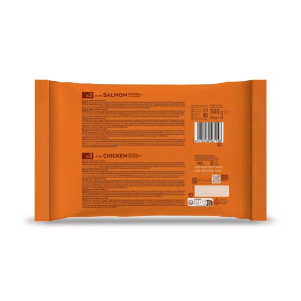 NATURE'S VARIETY WET CAT PEDAÇOS ENVOLVIDOS EM MOLHO COM SALMÃO E FRANGO WEPET