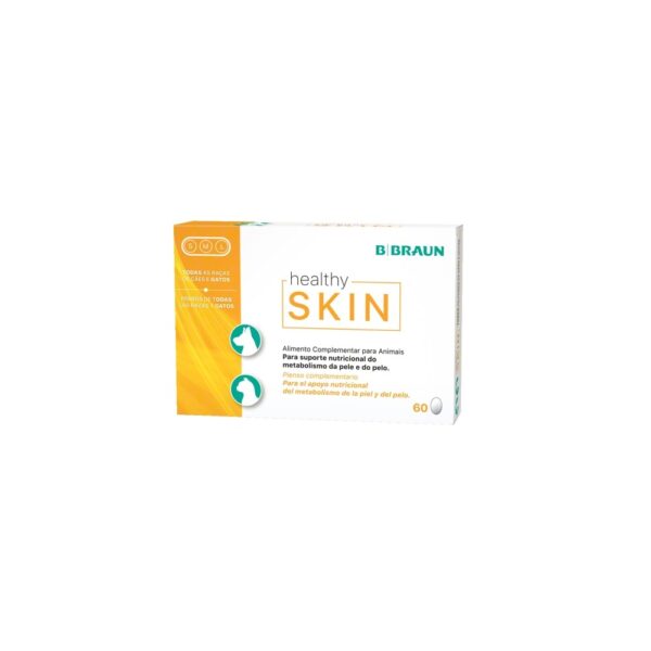 B.BRAUN HealthySkin 60cp wepet cão gato
