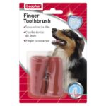 ESCOVA DENTARIA DE DEDO 2Un BEAPHAR WEPET CÃO GATO