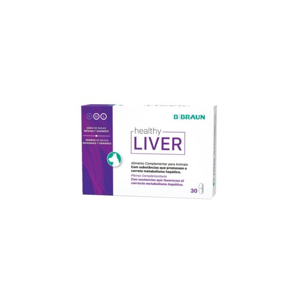 B BRAUN HEALTHYLIVER wepet cão raças medias e grandes