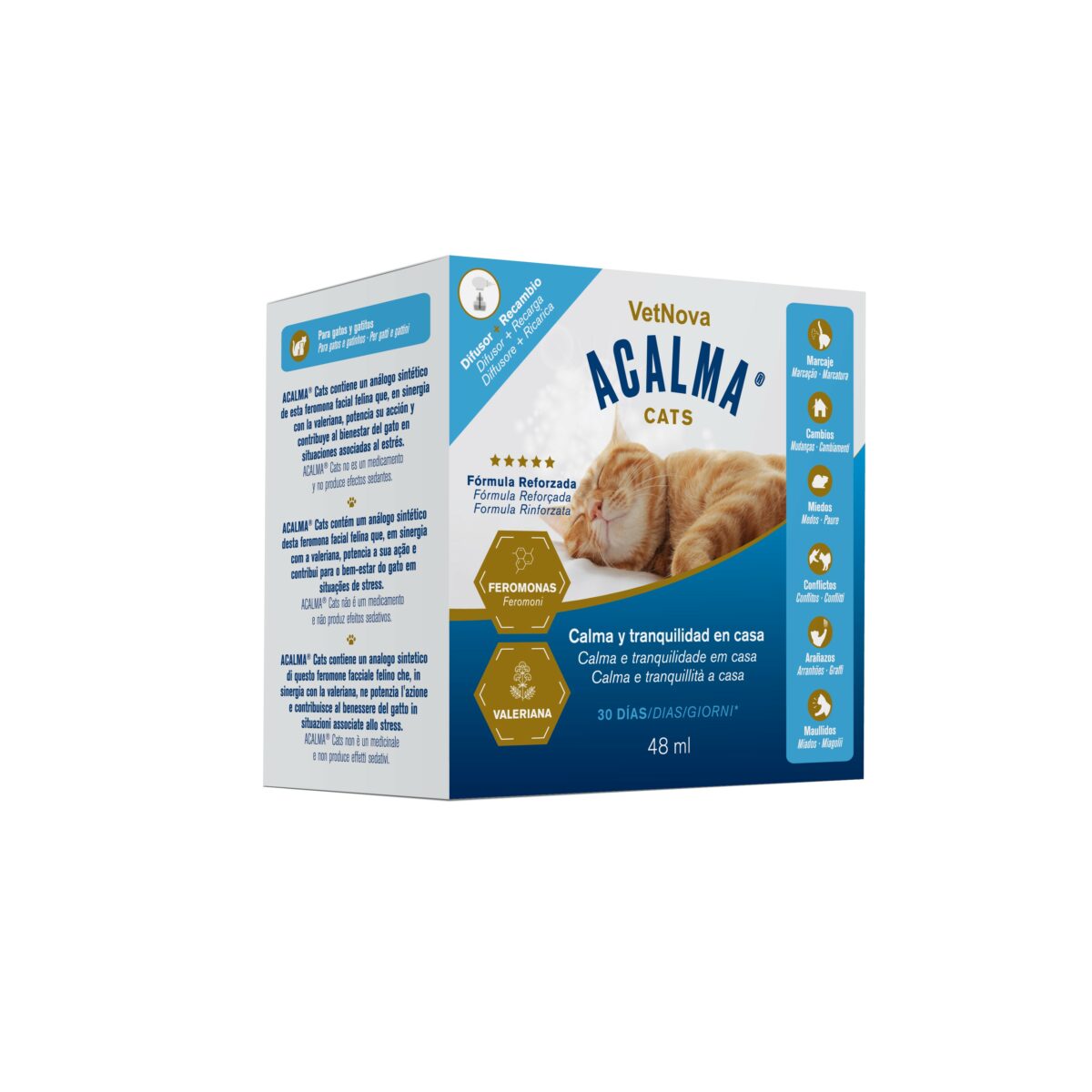 2 ACALMA® Cats DIFUSOR MAIS RECARGA WEPET