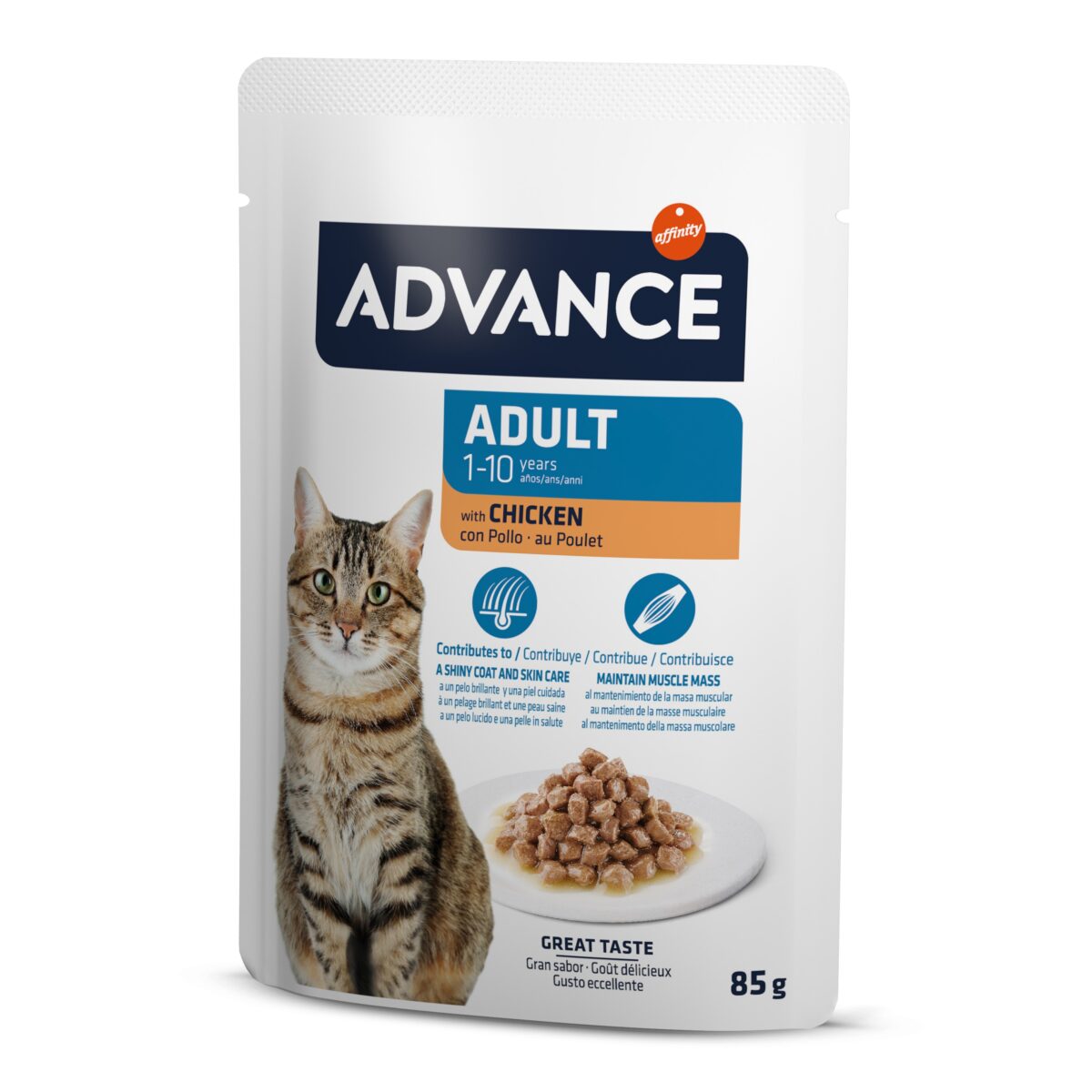 ID_964528_AffinityAdvance_AdultChicken_Pouch_85g ADV CAT WET ADULT CHICKEN 85GR WEPET