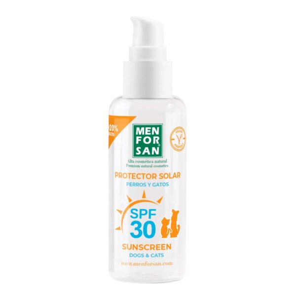 menforsan Protetor solar 30+ para cães e gatos 60ml wepet