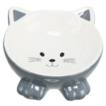 GAMELA ELEVADA CERAMICA GATO 0,15LT/ø14C WEPET