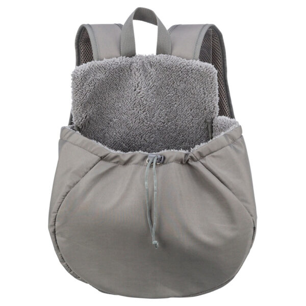 MOCHILA "MOLLY" 25x38x17 CM (CINZA) WEPET CÃO