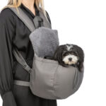 MOCHILA "MOLLY" 25x38x17 CM (CINZA) WEPET CÃO