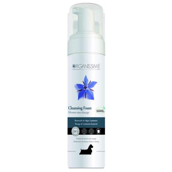 ORGANISSIME CLEANSING FOAM 200ML WEPET ESPUMA CÃO
