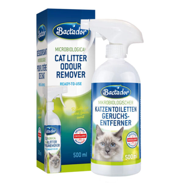 BACTADOR - INIBIDOR DE ODORES DO CAT LITTER 500 ML WEPET GATOS HIGIENE