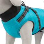 CAPA PONTIS C/ PEITORAL P/ CAES AZUL TURQUESA TRIXIE WEPET