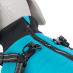 CAPA PONTIS C/ PEITORAL P/ CAES AZUL TURQUESA TRIXIE WEPET