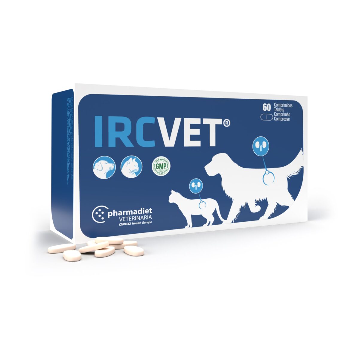 IRCVET 60cp wepet pharmadiet cão gato rins