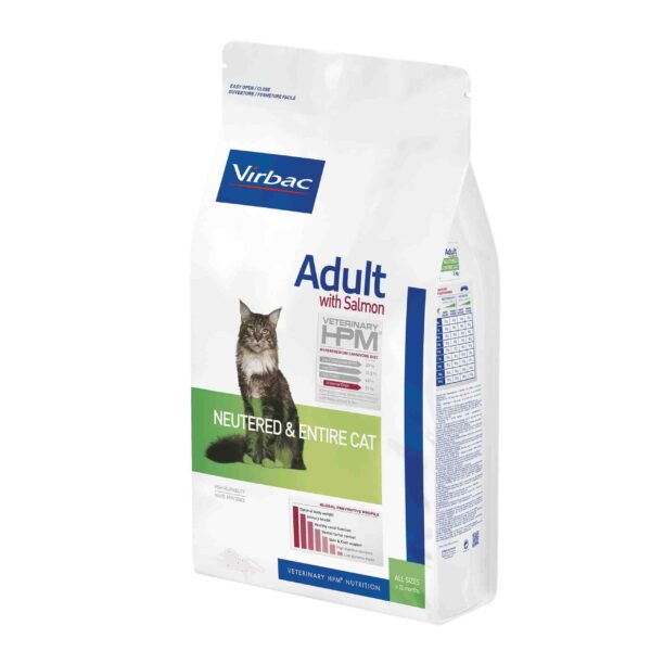 Virbac HPM Adult Cat Neutered & Entire Salmon wepet