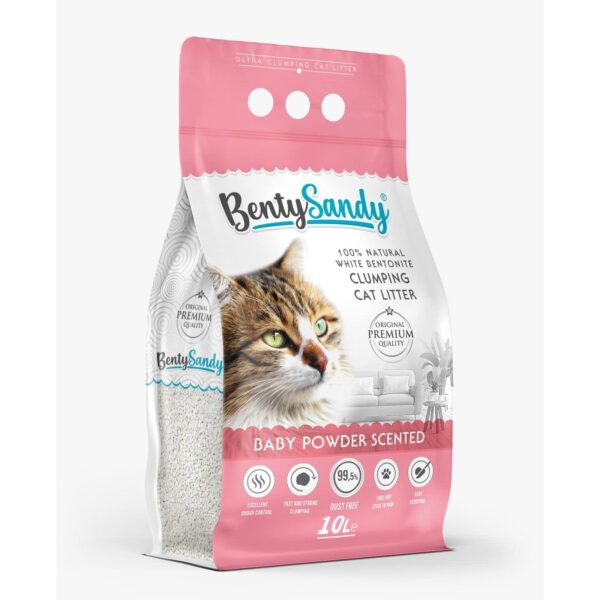 AREIA SUPER AGLOMERANTE BENTY SANDY PO TALCO 10 LT WEPET