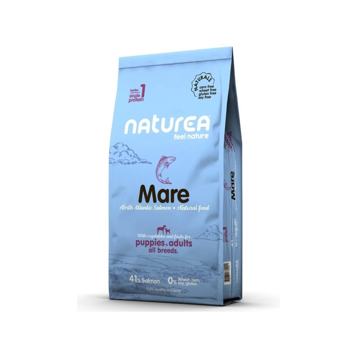 mare naturea Mare Salmão do Atlântico Norte wepet cão no grain