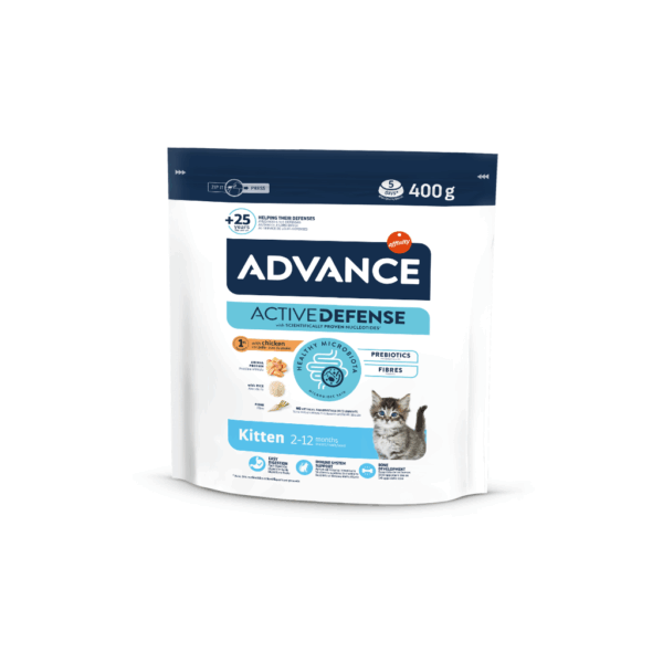 ADVCATKITTENCHICKEN&RICE 0,4KG WEPET GATO