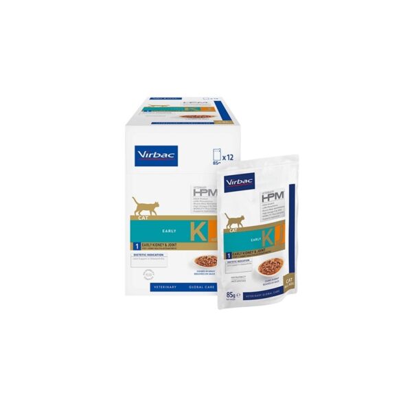 HPM CAT EARLY KIDNEY CARE CHUNKS WET 85GR WEPET