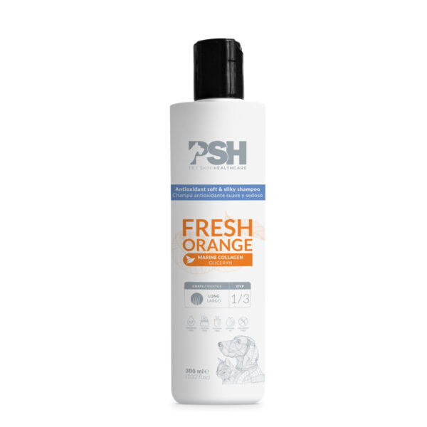 PSH - CHAMPÔ FRESH ORANGE (PÊLO LONGO) 300ML CÃO GATO WEPET