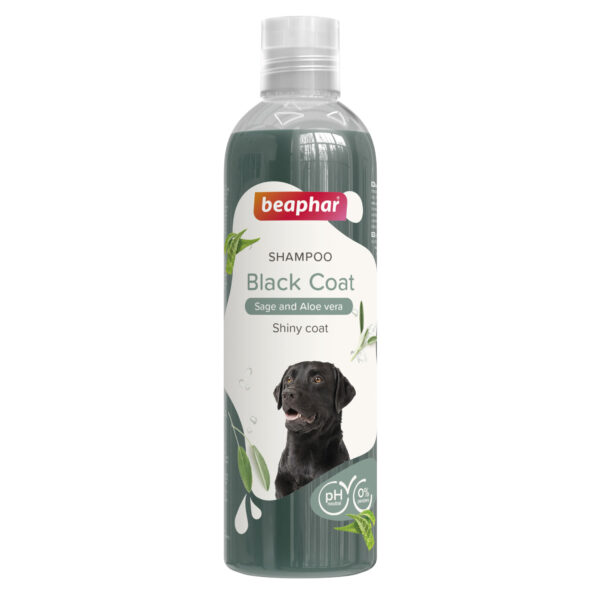 beaphar champo pelo preto cão wepet