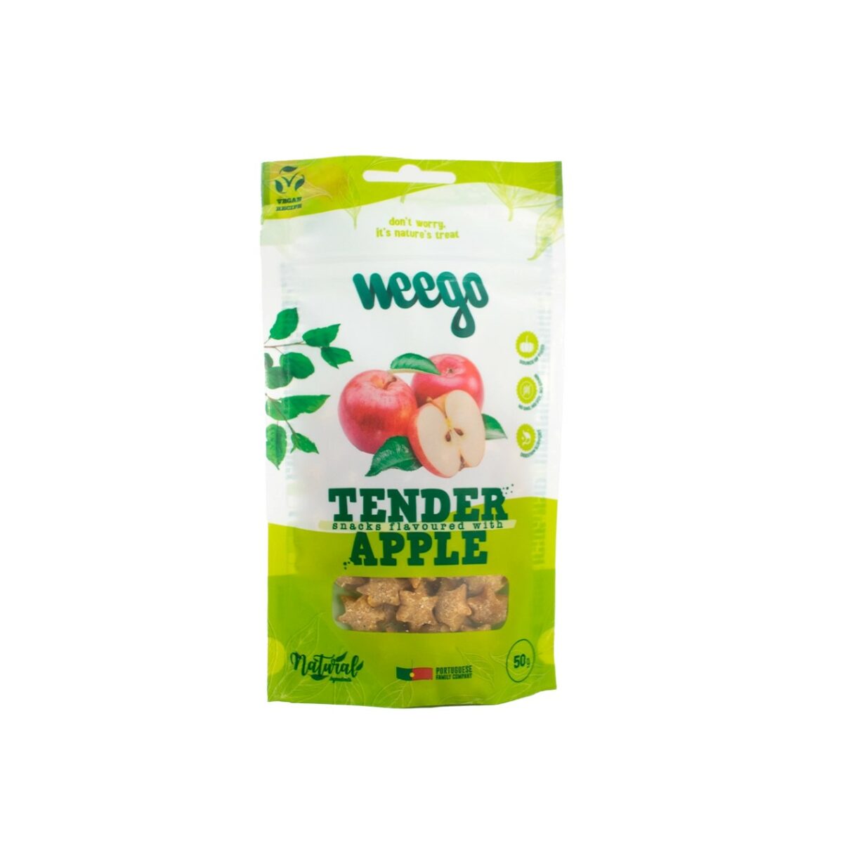 Weego Dog Snack Tender Apple 50gr wepet cão
