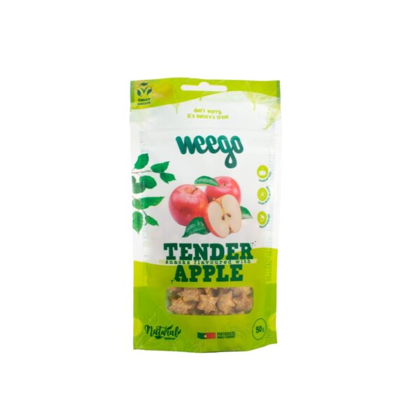 Weego Dog Snack Tender Apple 50gr wepet cão