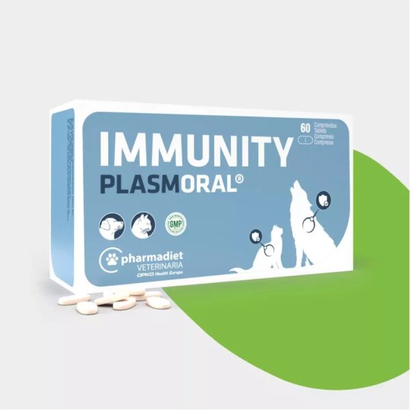 Pharmadiet Plasmoral Immunity Comprimidos 60 Comprimidos cão gato wepet