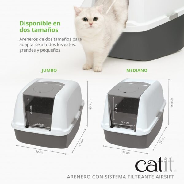 CAIXA DE AREIA FECHADA CATIT COM AIRSIFT WEPET GATO