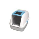 BANDEJA SANITÁRIA COM TAMPA CATIT AZUL WEPET GATO