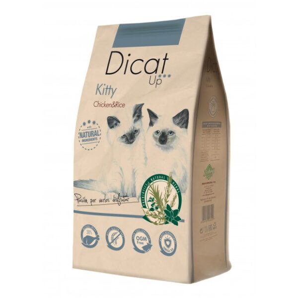 Dicat Up KITTY CHICKEN&RICE 1,5KG WEPET GATO
