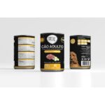 ALIMENTO HÚMIDO CÃO PERÚ & CURGETE 400G PURA WEPET CÃO