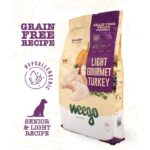 Weego Grain Free Dog Light Gourmet Turkey wepet cão senior