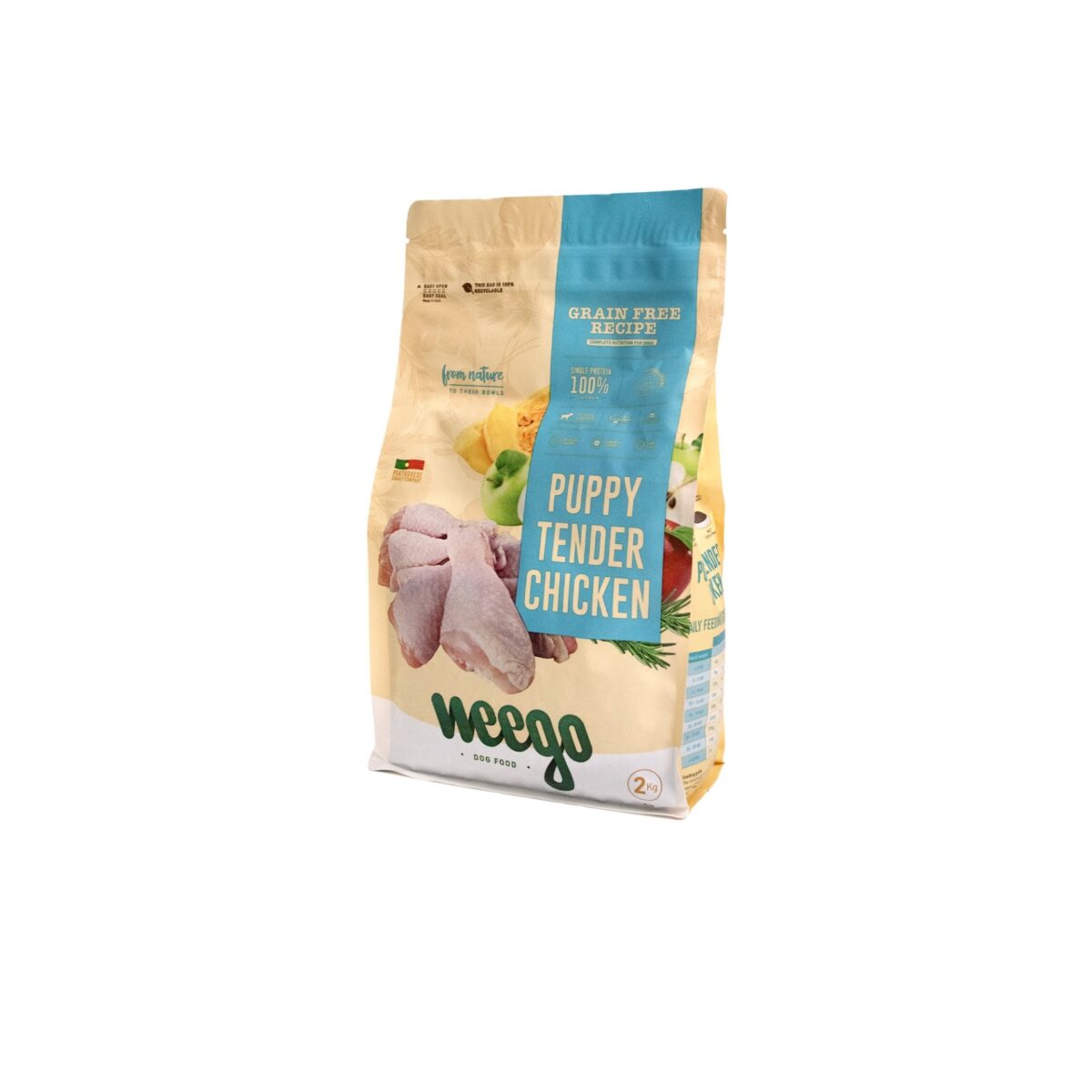 Weego Grain Free Puppy Tender Chicken wepet cão